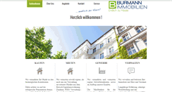 Desktop Screenshot of burmann-immo.de
