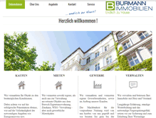 Tablet Screenshot of burmann-immo.de